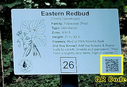 Townsend River Walk & Arboretum Sign QR Code