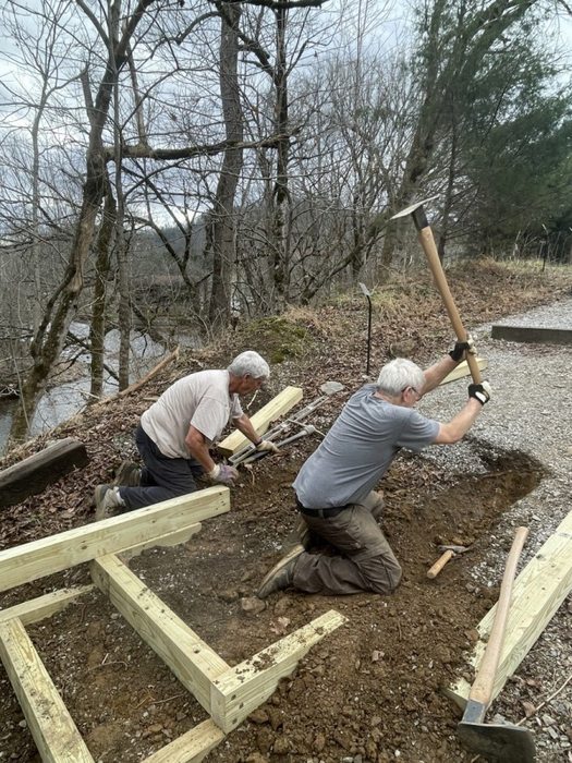 Day 4 and we are two steps from completion!  Over 7 hours spent today installing 14 steps.