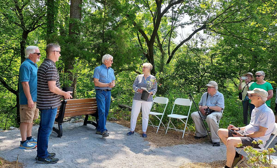 Bob and Elaine Russell Garden Dedication