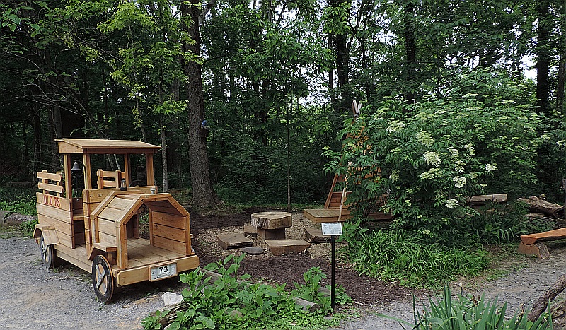 Old 73 and the the Children's Discovery Garden just got a freshen up.  The elderberry bushes are in full bloom and really sets it off.