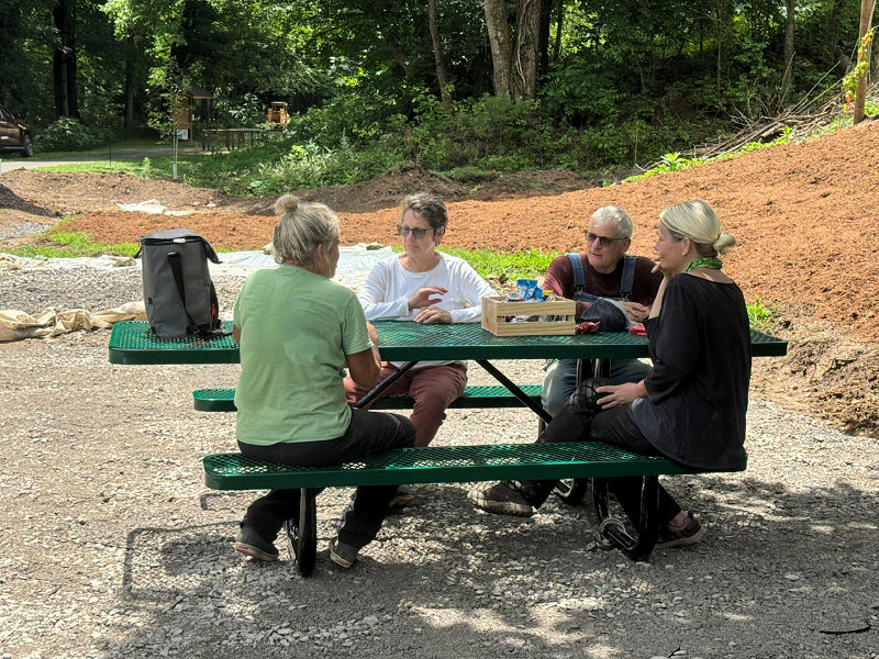 Picnic Table Installed