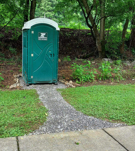Porta-loo In It's New Home