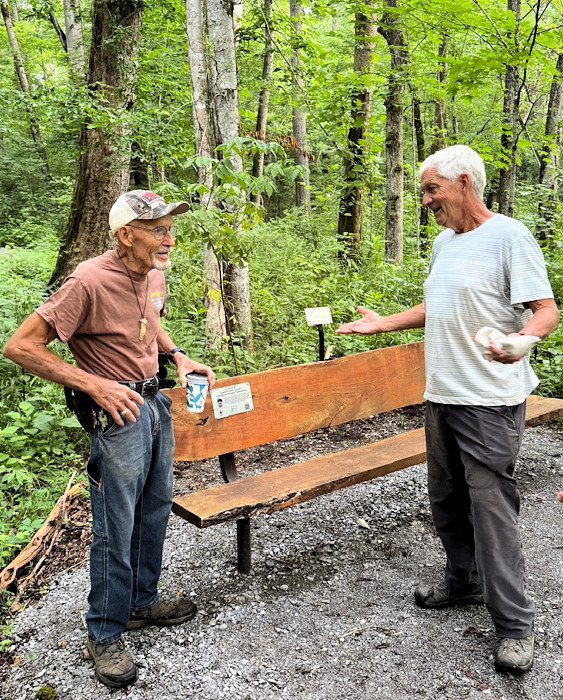 Rodney Pearson Speech Honoring Capt Dave Lavoie at the Bluebell Trail Bench.