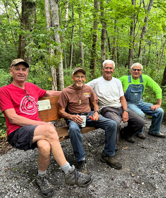 Some of the Workers that Helped When the Honey Locust Blew Over with Capt. Dave