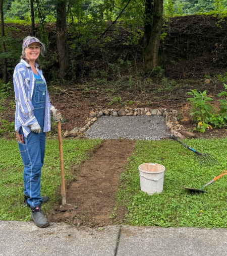 Porta-loo Path Installed