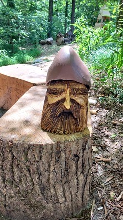 The Greeter by Suzie Holmes Sits Atop Our North Kiosk