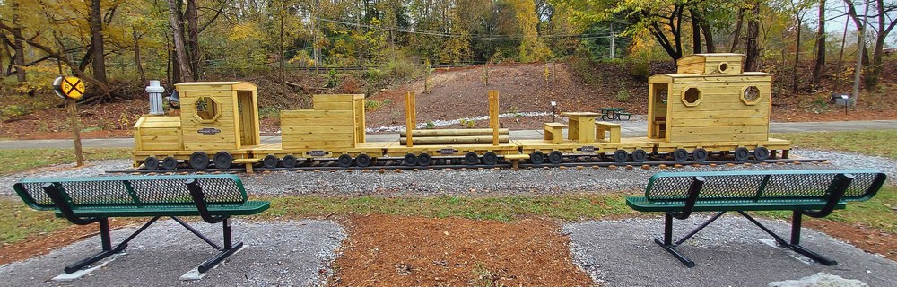 The Townsend Express at the Townsend River Walk & Arboretum