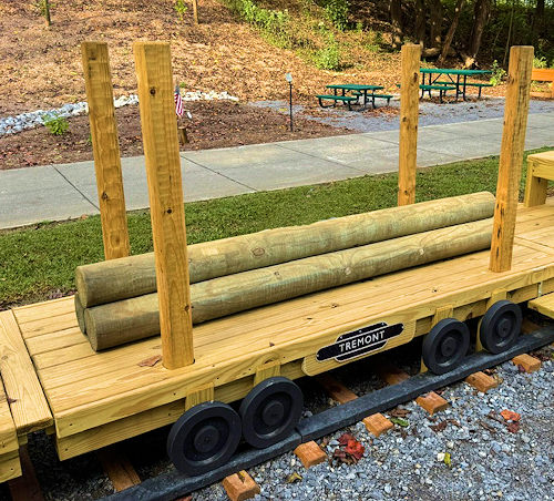 The Townsend Express Train Log Car - Treemont